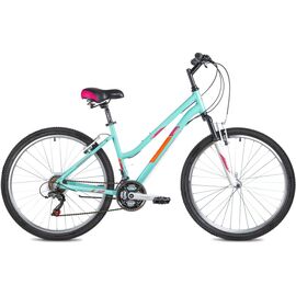 Велосипед женский FOXX 26" BIANKA, MTB, алюминий, размер 15", Вариант УТ-00329332: зеленый, изображение  - НаВелосипеде.рф