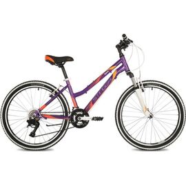 Подростковый велосипед STINGER 24" LAGUNA фиолетовый, алюминий, VX54496, Вариант УТ-00329336: Размер: 12, изображение  - НаВелосипеде.рф
