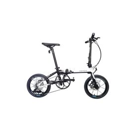 Велосипед складной Dahon K3 PLUS BLACK/WHITE, 2022, VG17017, изображение  - НаВелосипеде.рф