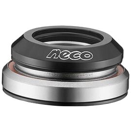 Рулевая колонка велосипедная NECO H373 BK, 1-1/8"-1.5”, интегрированная резьбовая, 883893, изображение  - НаВелосипеде.рф
