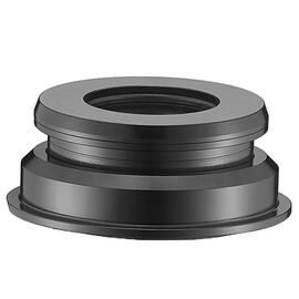 Рулевая колонка велосипедная NECO H385E BK, интегрированная резьбовая, 1-1/8”х1.5”, чёрный, 886223, изображение  - НаВелосипеде.рф