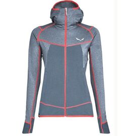 Толстовка Salewa Puez Hybrid Pl Women's Fz Hdy Ombre Blue Melange, 00-0000027389_3866, изображение  - НаВелосипеде.рф
