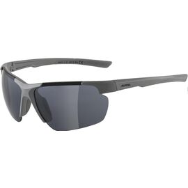 Очки солнцезащитные Alpina 2022 Defey Hr Moon-Grey Matt black mirror Cat. 3, A8657321, изображение  - НаВелосипеде.рф