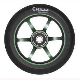 Колесо для самоката Chilli, 2021, Wheel 5000 - 110 mm Green б/р, CEW0014, изображение  - НаВелосипеде.рф