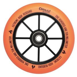 Колесо для самоката Chilli, 2021, Wheel Base - 110mm, Orange, б/р, CEW0001, изображение  - НаВелосипеде.рф