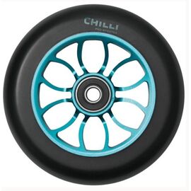 Колесо для самоката Chilli, 2021, Wheel Reaper - 110 mm, Wave Blue, б/р, C-1036-BB, изображение  - НаВелосипеде.рф