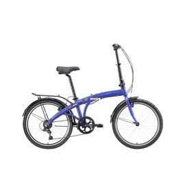 Складной велосипед Stark, Jam 24.2 V, 14.5", синий/белый/синий, 2023, HQ-0010141, изображение  - НаВелосипеде.рф
