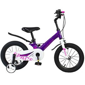 Детский велосипед Maxiscoo Space, 14", Стандарт Плюс, синий/фиолетовый, 2022, MSC-S1411-S, Вариант УТ-00330213: Цвет Синий, изображение  - НаВелосипеде.рф