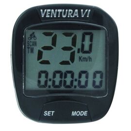 Велокомпьютер VENTURA VI, 6 функций, черный, 5-244530, изображение  - НаВелосипеде.рф