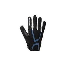 Велоперчатки SHIMANO Light, тёмно-синие, CW-GLBS-KS02MS3, Вариант 00-00019286: Размер: M, изображение  - НаВелосипеде.рф