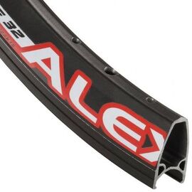Обод велосипедный 28" ALEXRIMS RACE32, АЭРО, двойной,622х19/15х32мм,32 отверстия, 550 г, черный, 6-152832, изображение  - НаВелосипеде.рф