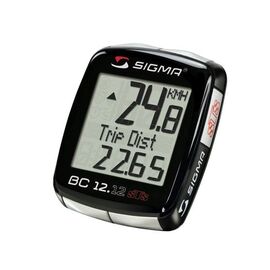 Велокомпьютер SIGMA BC 12.12 STS, 12 функций, беспроводной, черный, 02130, изображение  - НаВелосипеде.рф