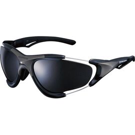 Очки велосипедные SHIMANO, чёрные, поляризованые линзы, прозрачне линзы, ECES70XPLL, изображение  - НаВелосипеде.рф
