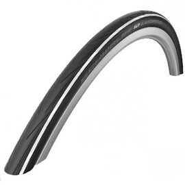 Велопокрышка Schwalbe Lugano 700x25C, черно-белая, 11101051, изображение  - НаВелосипеде.рф