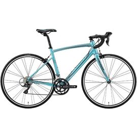 Шоссейный велосипед Merida Ride 100-Juliet, 2017, Вариант УТ-00037493: Рама: S-M 52 (Рост: 165 - 170 cm), Цвет: черно-голубой , изображение  - НаВелосипеде.рф