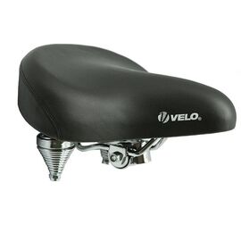 Седло велосипедное VELO, комфорт, 269х255мм, 1068г, пена, черное, VL-8030, изображение  - НаВелосипеде.рф