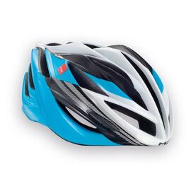Велошлем MET Forte, сине-черно-белый, 3HELM84UNCN, Вариант УТ-00043100: Размер: M (52-59 см), изображение  - НаВелосипеде.рф