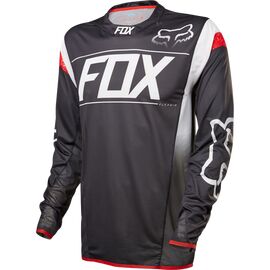 Велоджерси Fox Flexair DH LS, черно-белый, 15221-018-L, Вариант УТ-00042354: Размер L (15221-018-L), изображение  - НаВелосипеде.рф