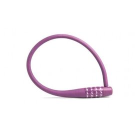 Велосипедный замок Knog Party Combo тросовый, кодовый, 620 х 8 мм, Цвет Grape, 16г, 11559, изображение  - НаВелосипеде.рф