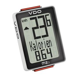 Велокомпьютер VDO M2.1, 8 функций, проводной, черно-белый,  4-30020, изображение  - НаВелосипеде.рф