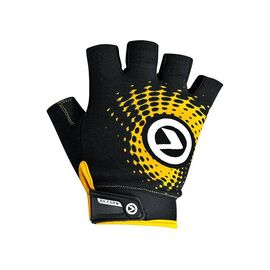 Велоперчатки детские KELLYS IMPACT SHORT Lycra, чёрный/оранжевый, Gloves IMPACT SHORT Lycra black-orange, Вариант УТ-00016996: Размер: L, изображение  - НаВелосипеде.рф