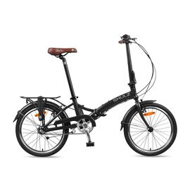 Складной велосипед SHULZ Goa V-brake 20" 2016, Вариант УТ-00023201: Рама: OS (Рост: 150-200сам), Цвет: brushed/серебристый, изображение  - НаВелосипеде.рф