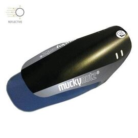 Крыло переднее Mucky Nutz Face Fender Reflective, серый, MN0104, изображение  - НаВелосипеде.рф