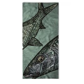 Бандана Buff Coolnet UV+ Andrea Larko Bonefish Sage, US:one size, 131892.308.10.00, изображение  - НаВелосипеде.рф