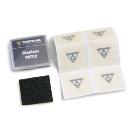 Коробка-дисплей с наборами беcклеевых заплаток TOPEAK FlyPaper Glueless Patch Kit (TGP03), изображение  - НаВелосипеде.рф