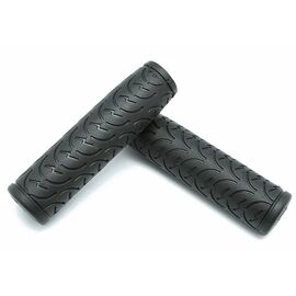 Грипсы велосипедные VELO  VLG-208, Kraton, с закрытым концом, 110мм, черные, VLG-208, изображение  - НаВелосипеде.рф