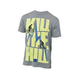 Футболка мужская KELLYS  "Kill the Hill", 100% хлопок, серая, M, Men's Kill the Hill Tshirt, изображение  - НаВелосипеде.рф