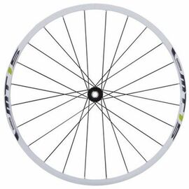 Колеса велосипедные SHIMANO MT15A, переднее и заднее, 27.5', C.Lock, бело-зеленый, EWHMT15AFR7WC, изображение  - НаВелосипеде.рф