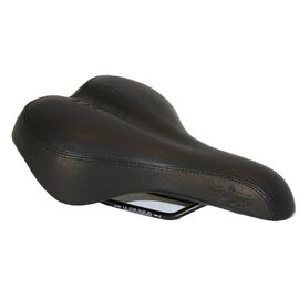 Седло велосипедное Vinca, комфортное, размер 258x190мм, черный, VS 8291 Royal Man (black), изображение  - НаВелосипеде.рф
