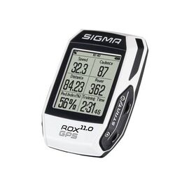 Велокомпьютер SIGMA ROX GPS 11.0 set, белый, беспроводной, 01009, изображение  - НаВелосипеде.рф