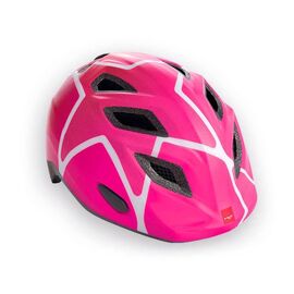 Велошлем детский MET Elfo Pink Stars, розовый , Вариант УТ-00043148: Размер: 46-53 см, изображение  - НаВелосипеде.рф