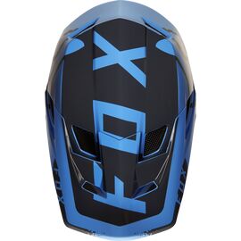 Козырек к шлему Fox Rampage Pro Carbon Moth Visor, сине-черный, пластик, 20300-023-OS, изображение  - НаВелосипеде.рф
