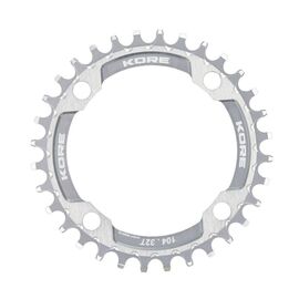 Звезда Kore Narrow Wide Front Chain Ring, 32T, серебристый, KCRFNW0132SAT, изображение  - НаВелосипеде.рф
