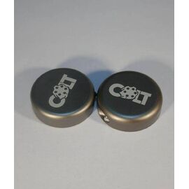 Заглушки руля Colt Lock, пара, серый, HY-ALC-105-7, изображение  - НаВелосипеде.рф