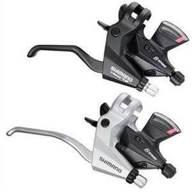 Шифтер/Тормозная ручка для велосипеда Shimano M310 левая/правая 3x8 скоростей ESTM3102PTAS, изображение  - НаВелосипеде.рф