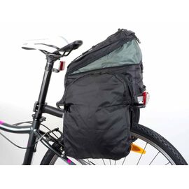 Велосумка на багажник AUTHOR CarryMore LitePack20, с плечевым ремнем, V=20л, черная, 8-15000097, изображение  - НаВелосипеде.рф