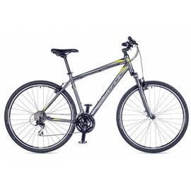 Велосипед-гибрид AUTHOR Stratos 2016, Вариант УТ-00018984: 18" , рост 165 - 178 см, серебро/голубой, изображение  - НаВелосипеде.рф