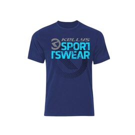 Футболка KELLYS SPORTSWEAR  XL, с коротким рукавом, T-Shirt KELLYS SPORTSWEAR short sleeve blue - XL, изображение  - НаВелосипеде.рф