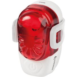 Фонарь задний Kross RED SILK, 2 функции, 2 светодиода, белый, T4COSLT0123WH, изображение  - НаВелосипеде.рф