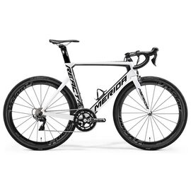 Шоссейный велосипед Merida Reacto DA LTD, 28" 2017, Вариант УТ-00037482: Рама: M-L 54 (Рост: 170 - 175 cm), Цвет: бело-черный , изображение  - НаВелосипеде.рф