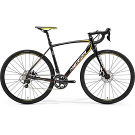 Циклокроссовый велосипед Merida CycloСross 500 2017, Вариант УТ-00037437: Рама: XS 47 (Рост: 155 - 165 cm), Цвет: черно-желтый , изображение  - НаВелосипеде.рф