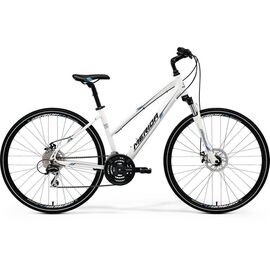 Горный велосипед Merida Crossway 20-MD Lady 2017, Вариант УТ-00037393: Рама: 42cm (Рост: 170 - 175 cm), Цвет: белый, изображение  - НаВелосипеде.рф