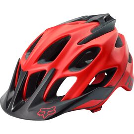 Велошлем Fox Flux Solid Colors Helmet, матовый красный, 17785-262, Вариант УТ-00042952: Размер: L/XL (59-62 см) , изображение  - НаВелосипеде.рф