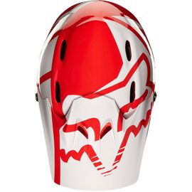 Козырек к шлему Fox Rampage Race Visor, красно-белый, пластик, 20303-054-OS, изображение  - НаВелосипеде.рф