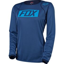 Велоджерси женская Fox Ripley LS, синий, 14160-007-M, Вариант УТ-00042495: Размер M (14160-007-M), изображение  - НаВелосипеде.рф