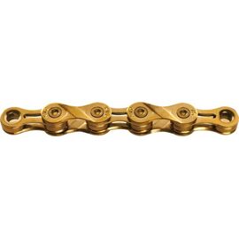 Цепь KMC X9L, 9 скоростей, 116 links, золотой, BXL9TI16, изображение  - НаВелосипеде.рф